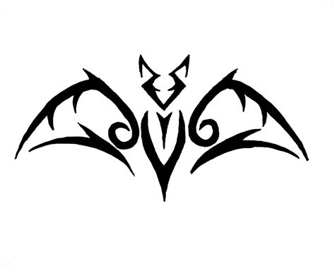 tribal bat tattoo|bat color tattoo.